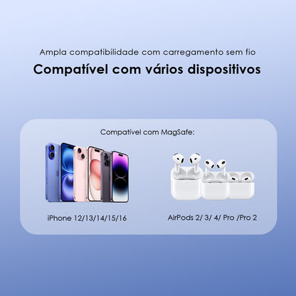 oraimo MagPower 15 Power Bank de 10000mAh com Carregamento Sem Fio e com Fio