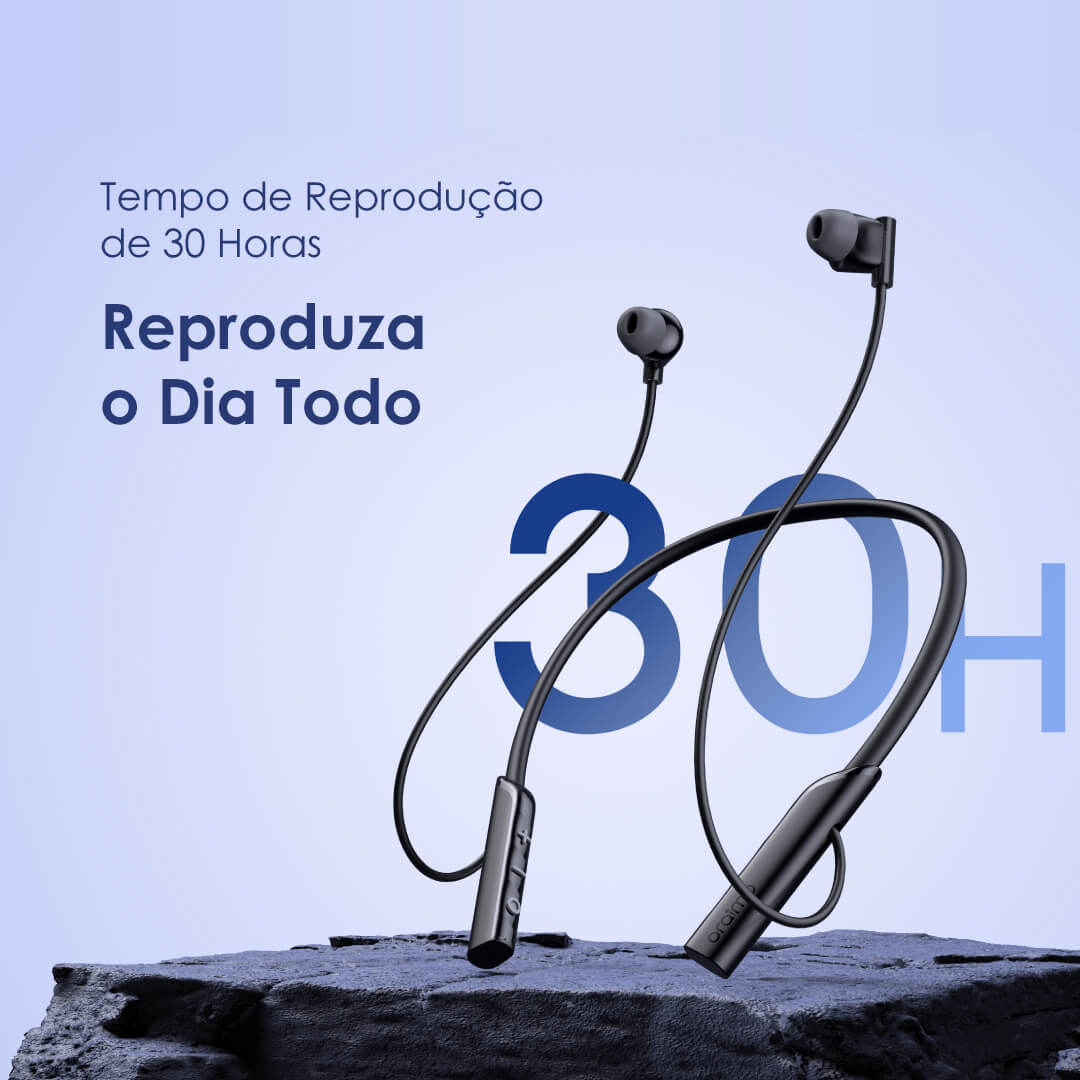 oraimo Necklace Lite Auriculares Sem Fio com Vibração para Chamadas