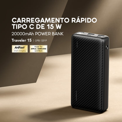oraimo Traveler 15 Power Bank de 20000mAh