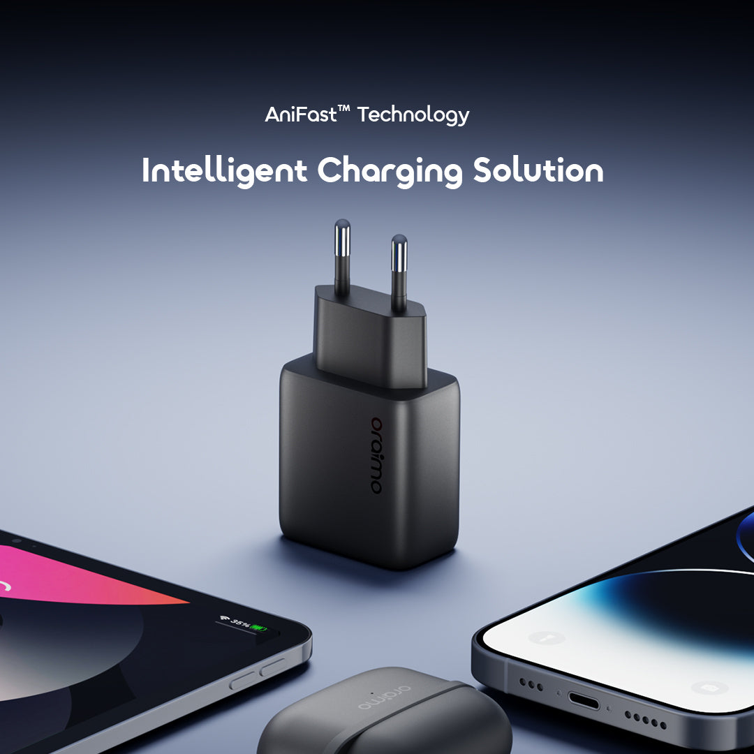 oraimo PowerGaN 251 25W GaN Fast Mini Charger Set