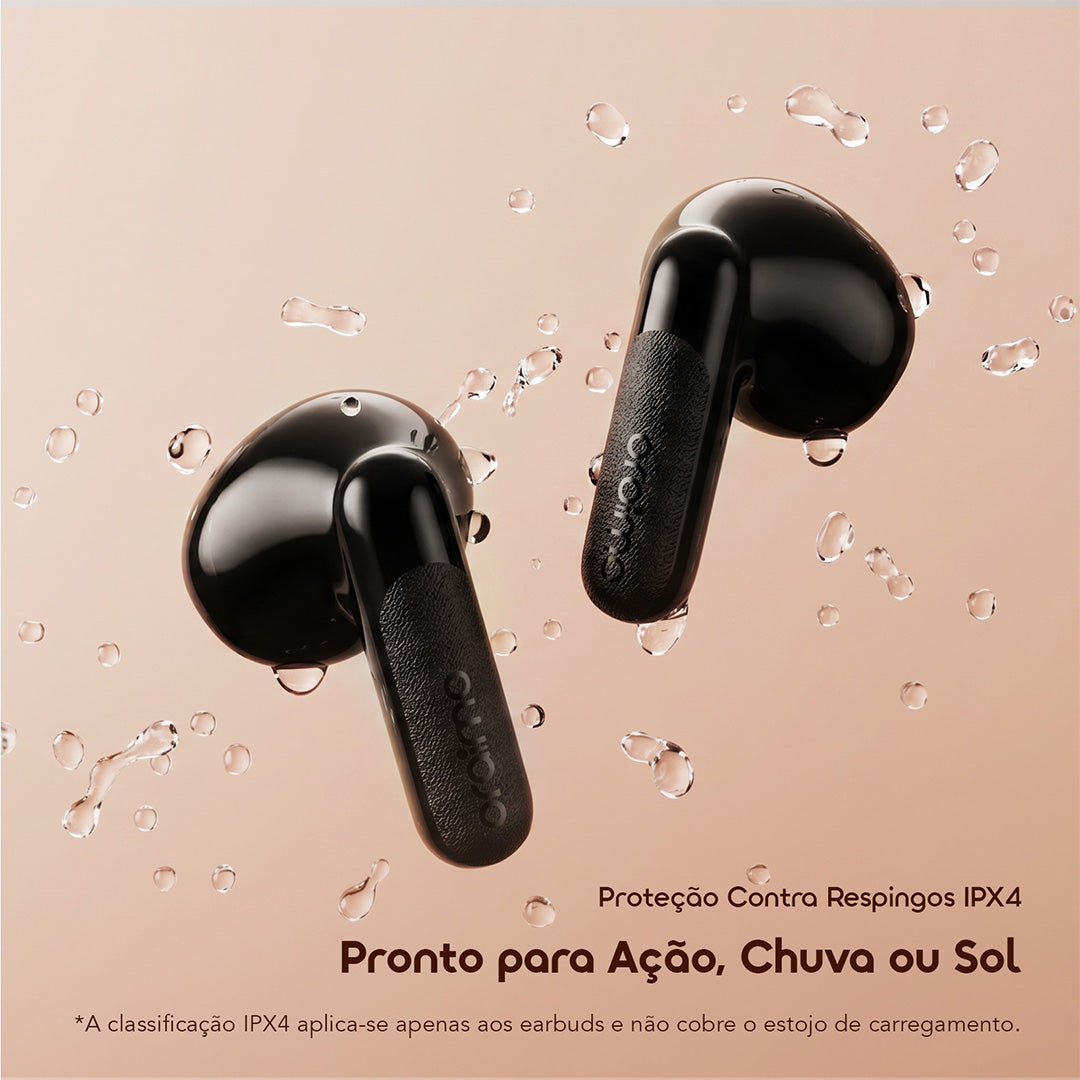 oraimo SpaceBuds Air 2 Auscultadores com bateria de longa duração (50 horas) e tradução inteligente