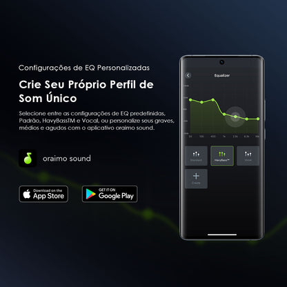 oraimo SpaceBox 12W FM Colunas Bluetooth
