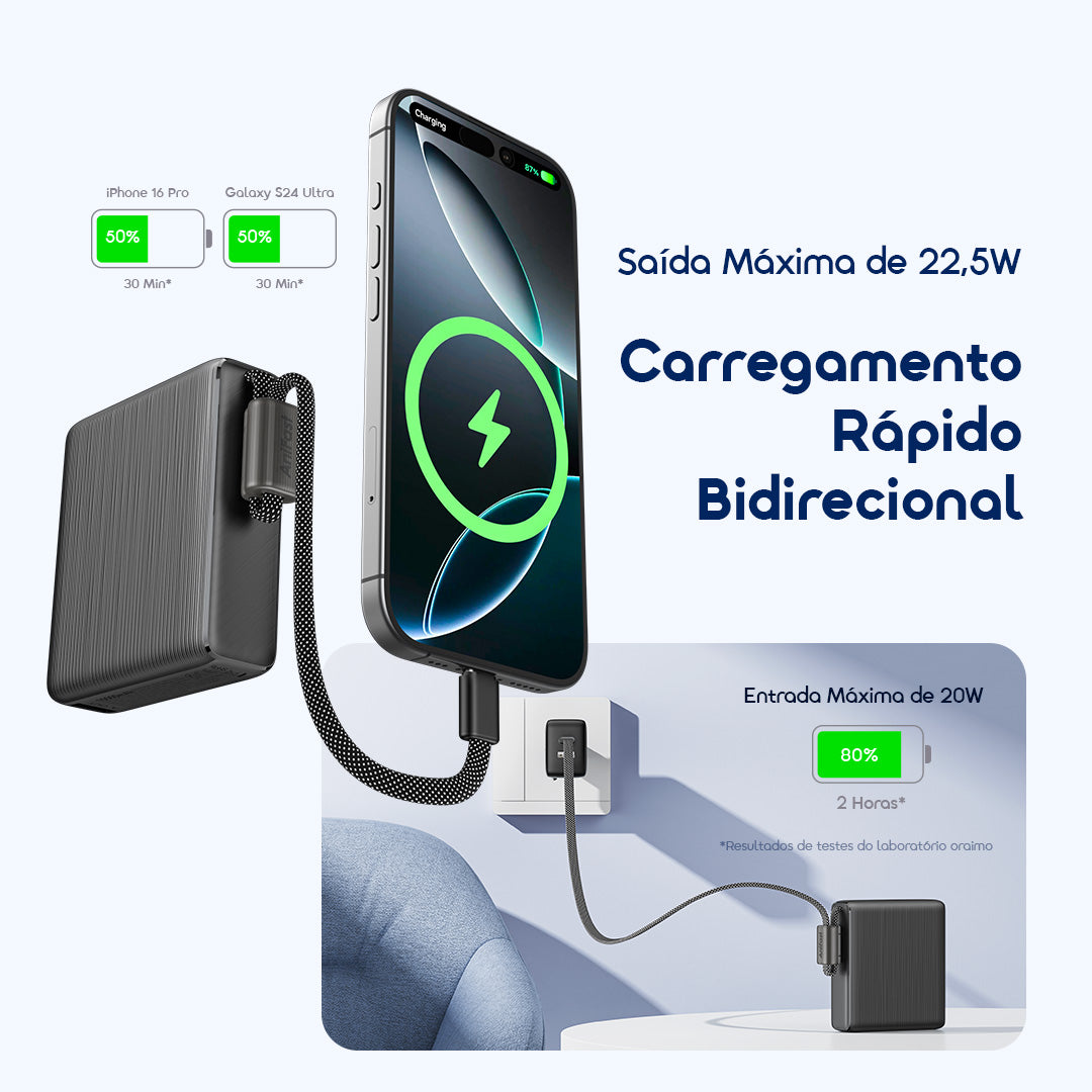 oraimo PowerNova L11 Power Bank de 10000mAh