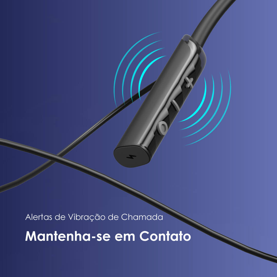 oraimo Necklace Lite Auriculares Sem Fio com Vibração para Chamadas
