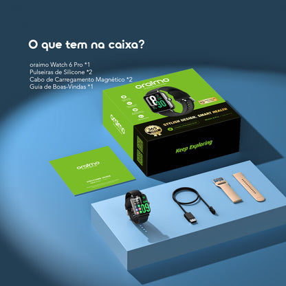 oraimo Watch 6 Pro Mostradores de Relógio Gerados por IA - smartwatch