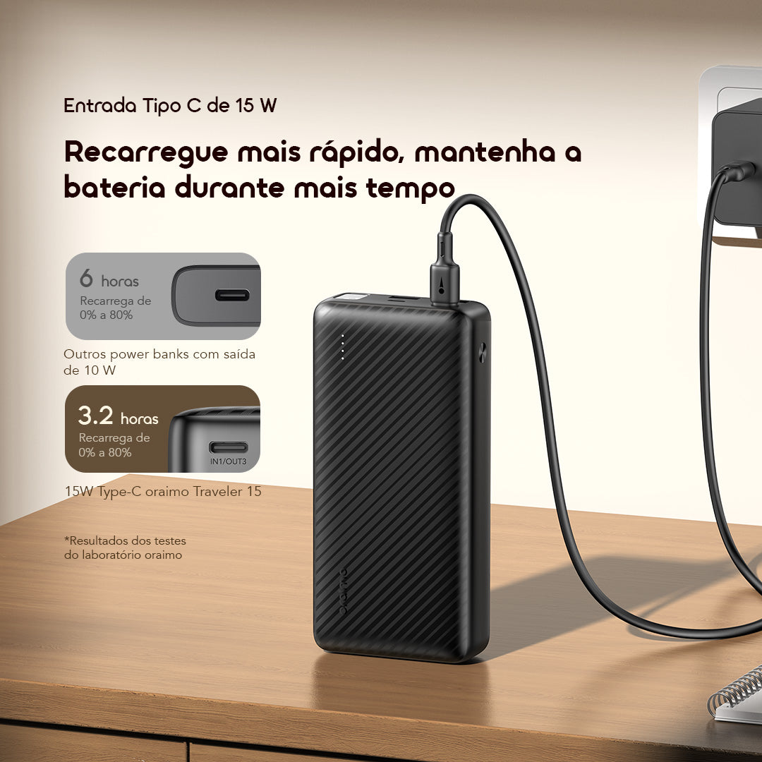 oraimo Traveler 15 Power Bank de 20000mAh