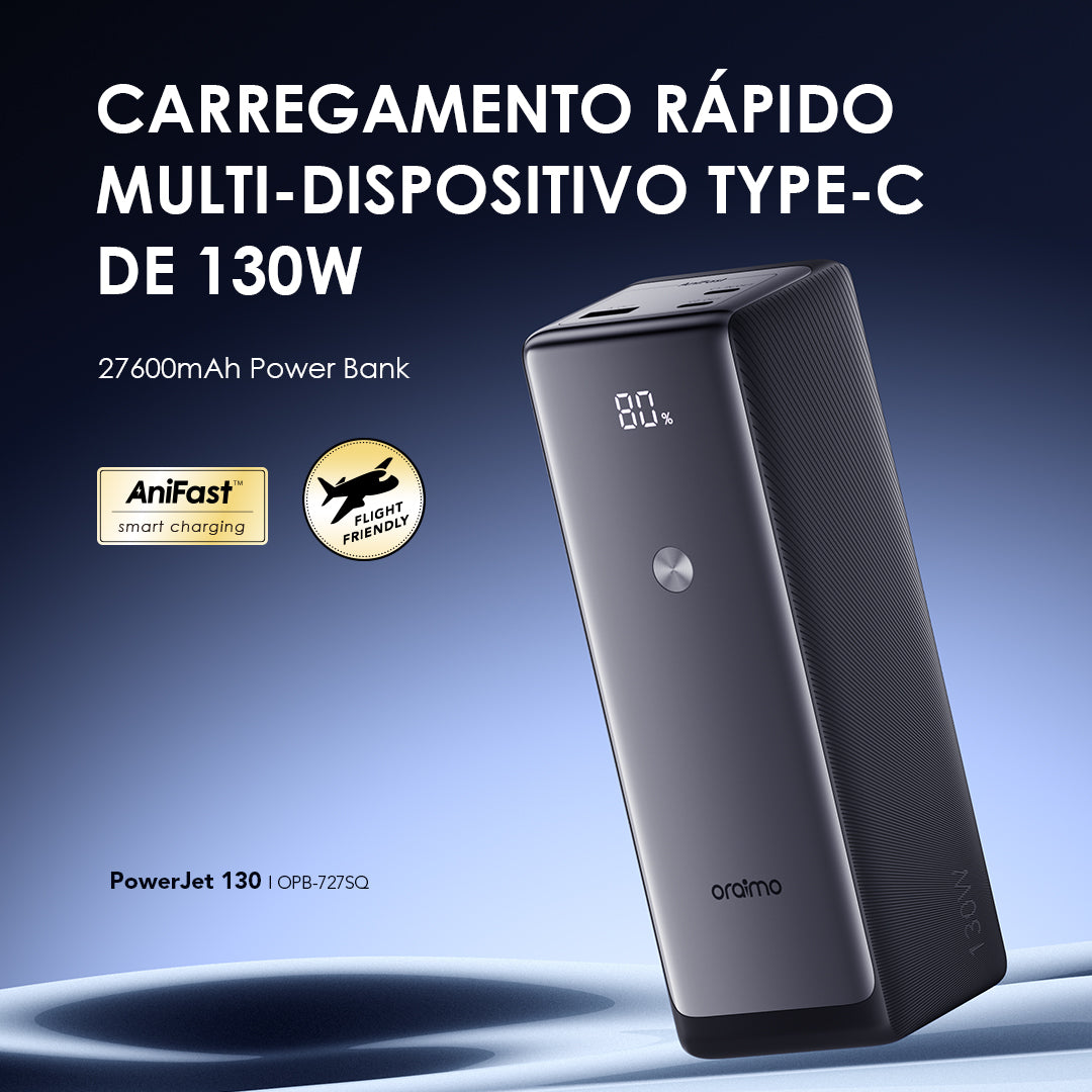 oraimo PowerJet 130 27600mAh 130W Power Bank