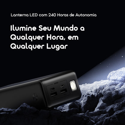 oraimo PowerNova B31 Power Bank de 30000mAh com carregamento rápido de 15W
