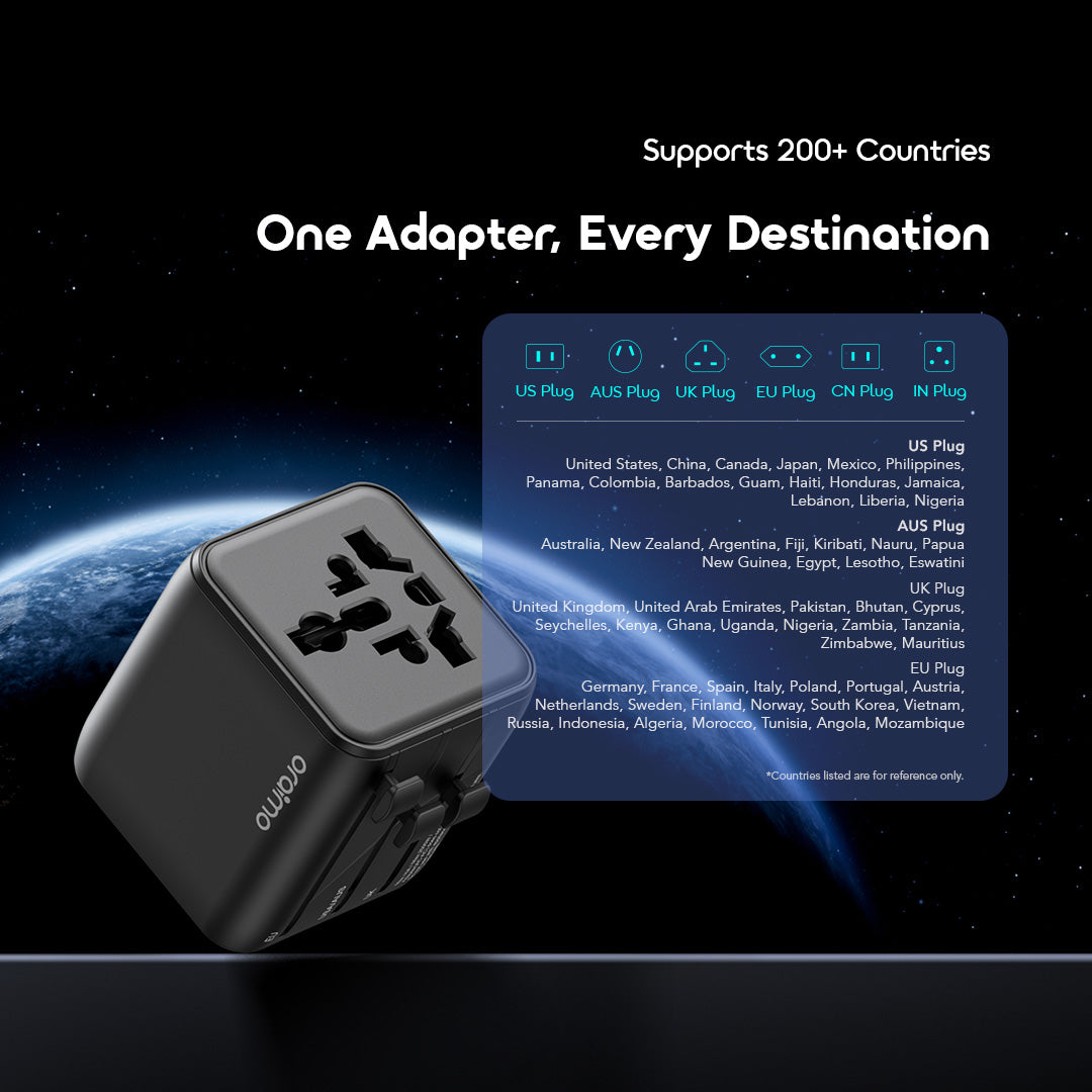 oraimo PowerOmni 25 Travel Adapter