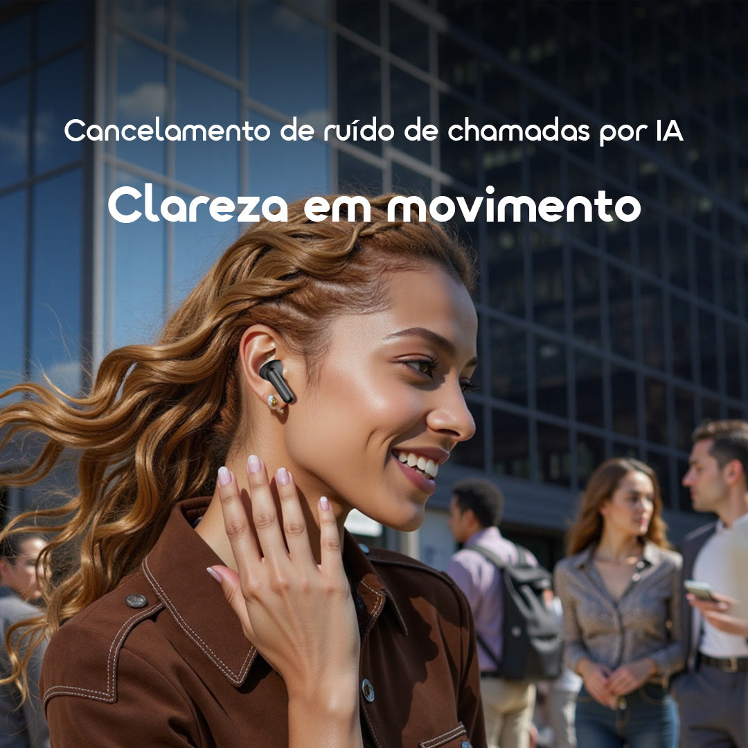 oraimo SpaceBuds Air Fones de Ouvido True Wireless com Localizador Inteligente e 38 Horas de Duração
